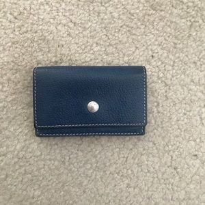 Blue Coach card holder